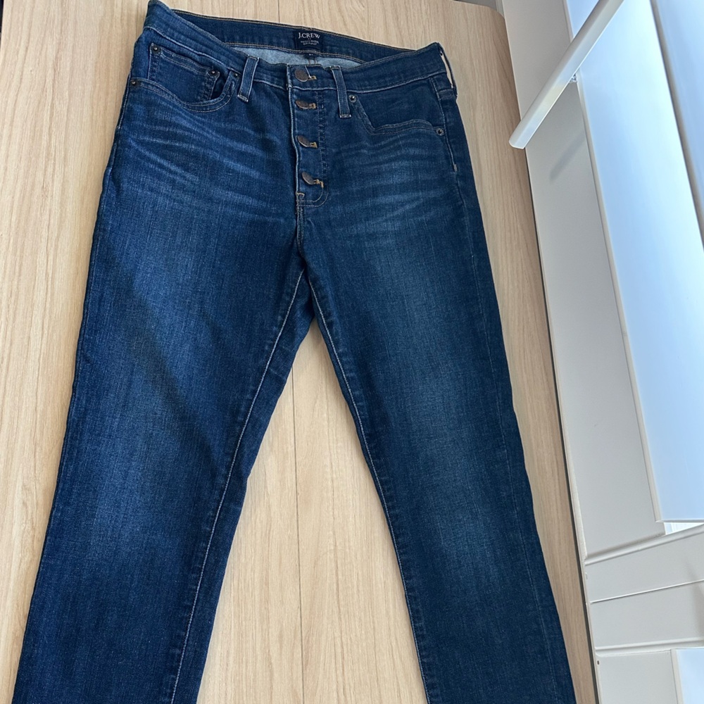 J Crew High rise skinny Jeans with 4 buttons